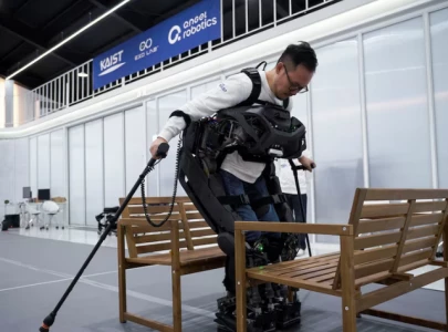 South Korean team creates 'Iron Man' robot to assist paraplegics in walking